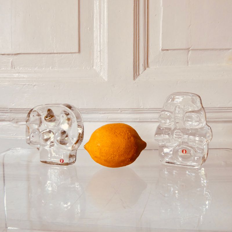 2 Iittala Glaskunst Figuren