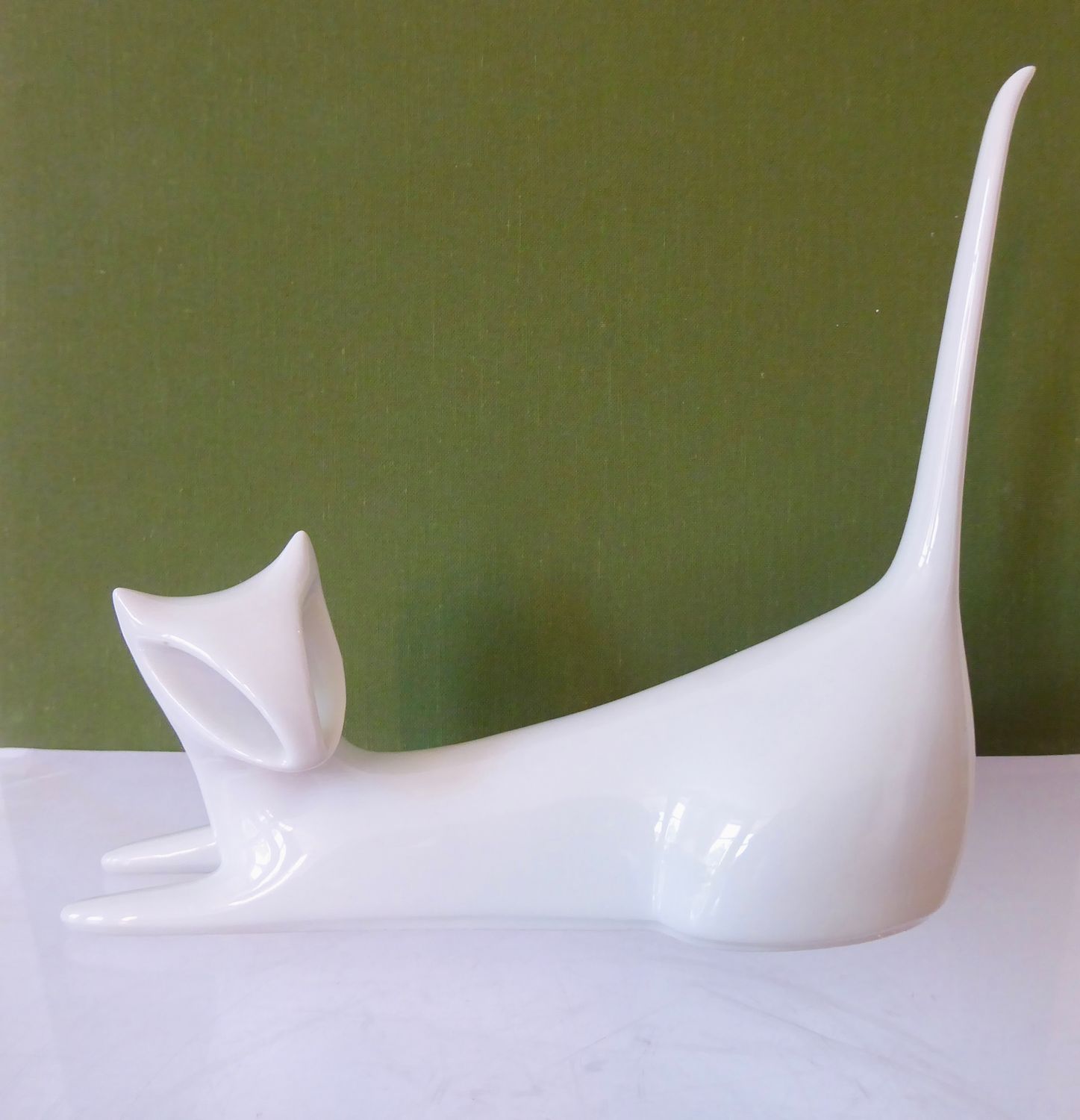 Royal Dux Katze Skulptur