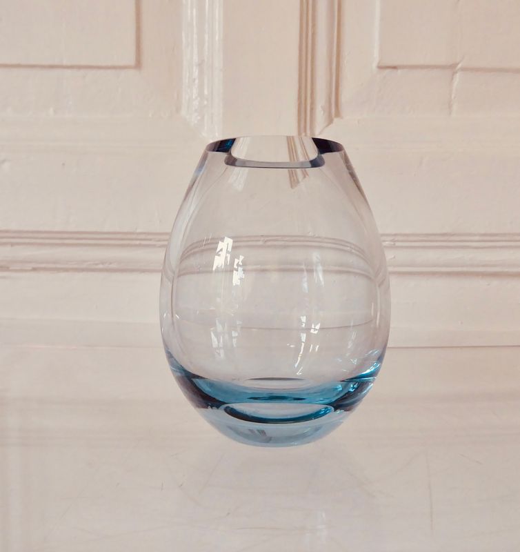 Per Lütken Holmegaard Vase Hellas signiert