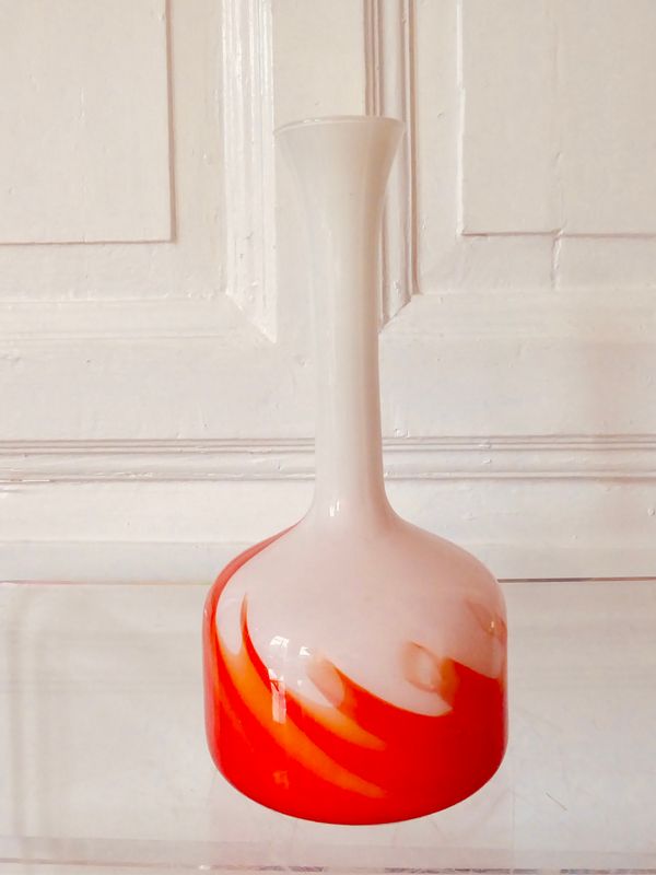 Opaline Florence Italien Carlo Moretti Vase