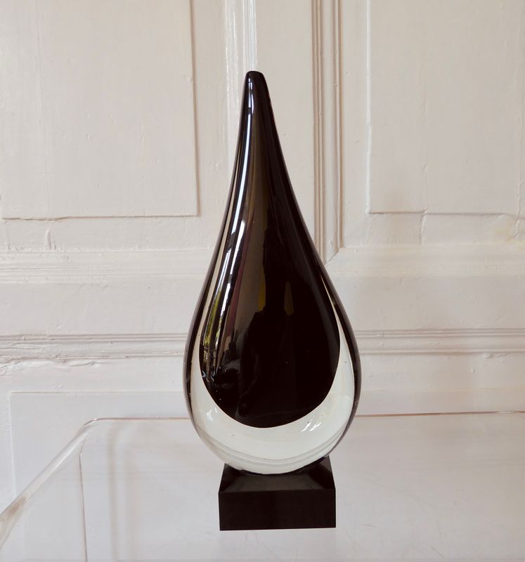 Leonardo Art Glass Teardrop Skulptur
