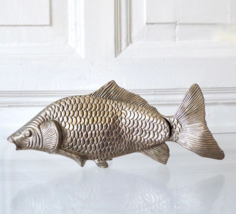 Fisch Halter versilbert