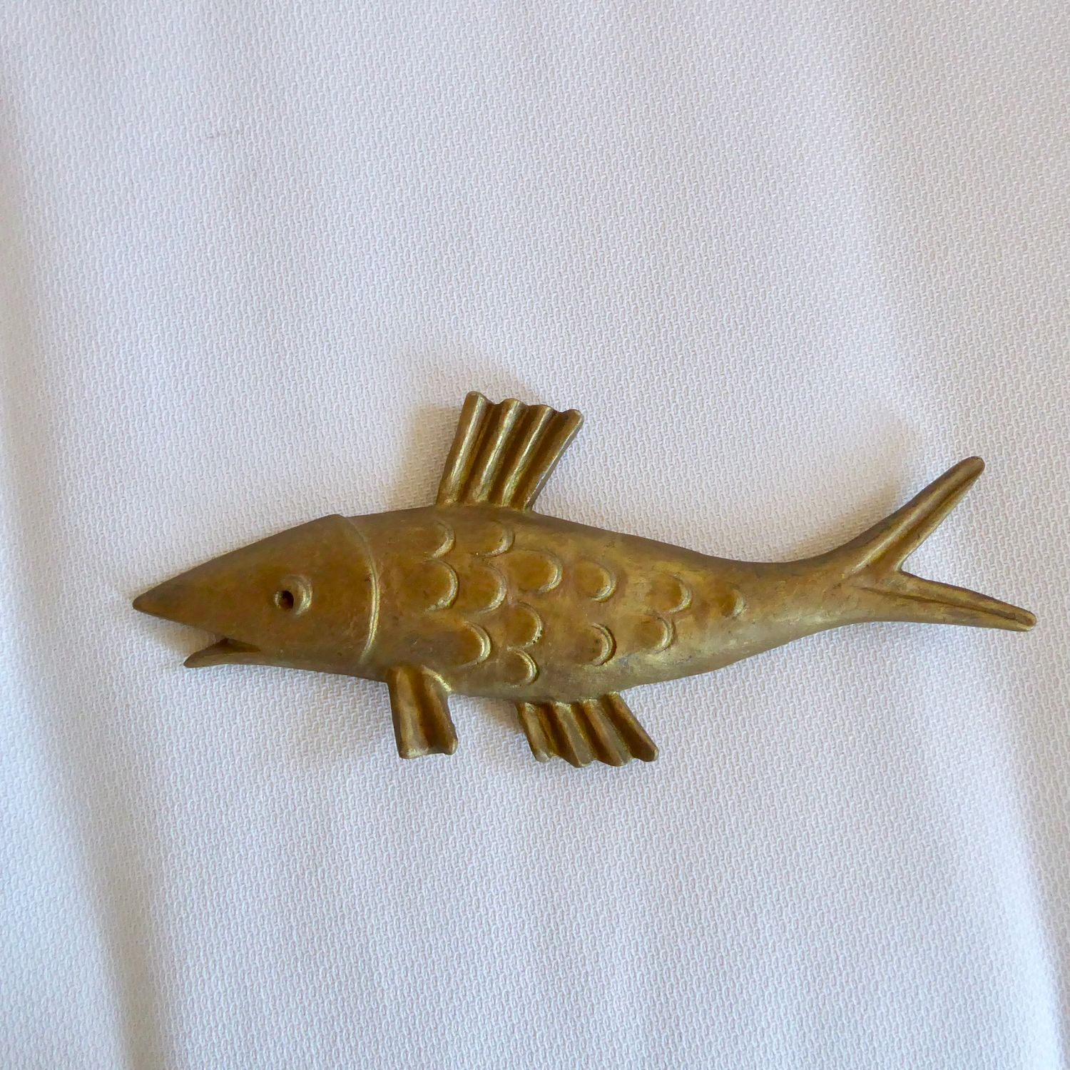 Achatit Fisch Relief Skulptur