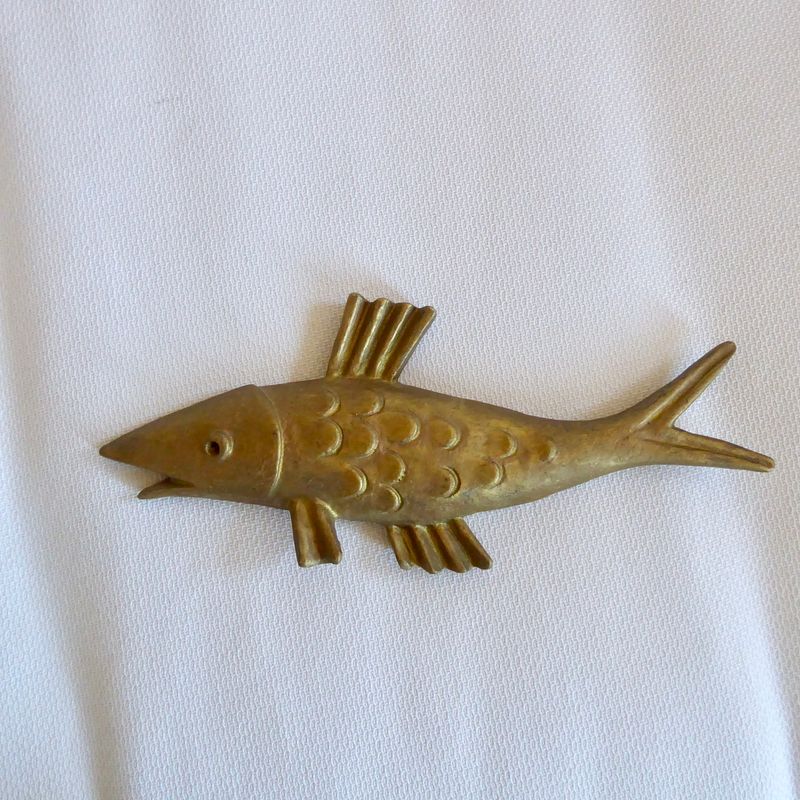 Achatit Fisch Relief Skulptur