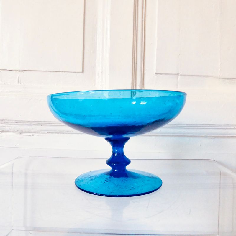 Glas Fuß Schale