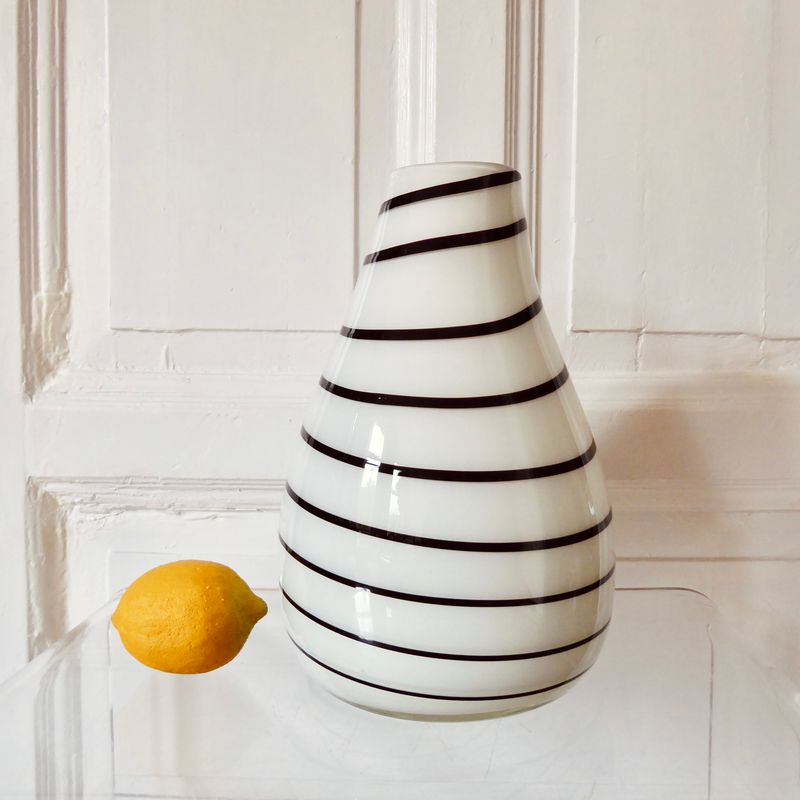 Niederländische Art Glass Vase