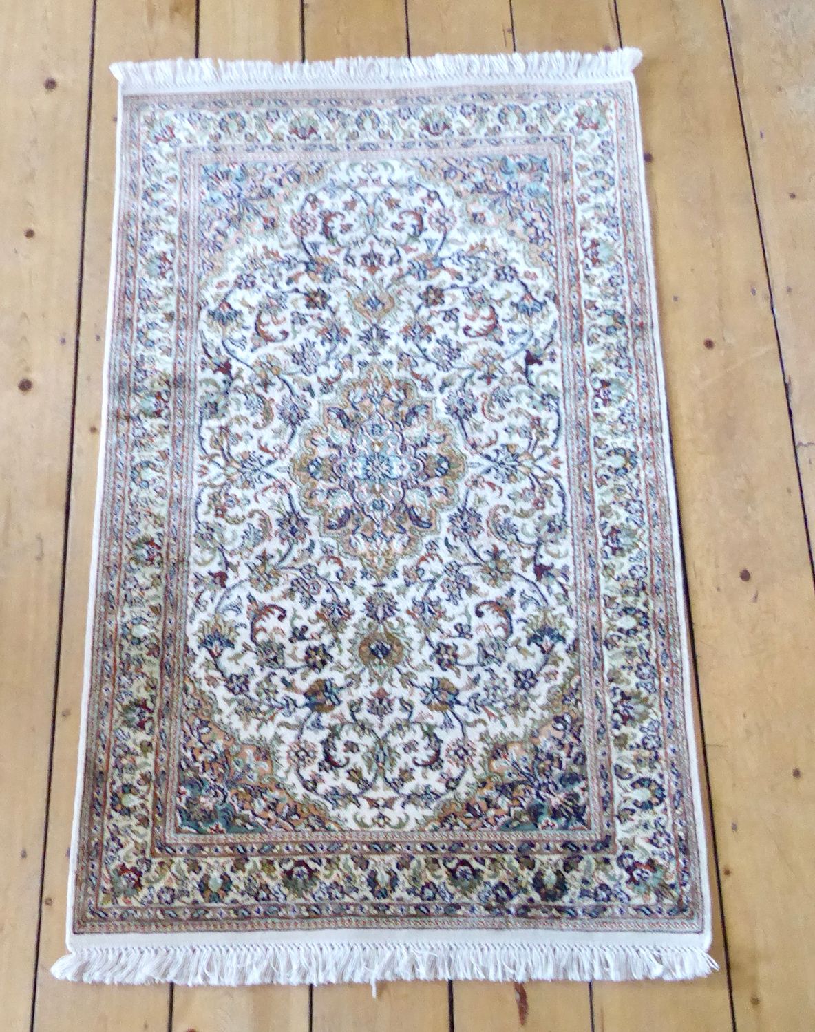 Orient Teppich Seide Kaschmir Indien 79 x 126 Orient Teppich Seide Kaschmir Indien 79 x 126