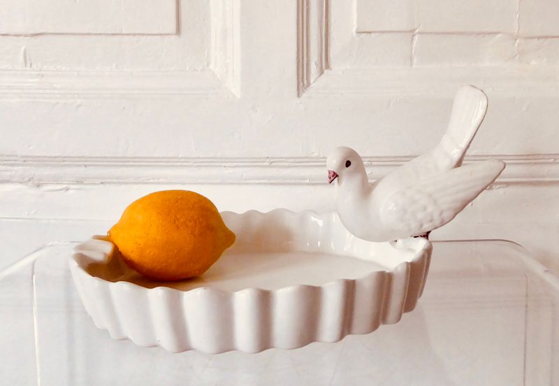 Keramik Schale Taube Costa Italien