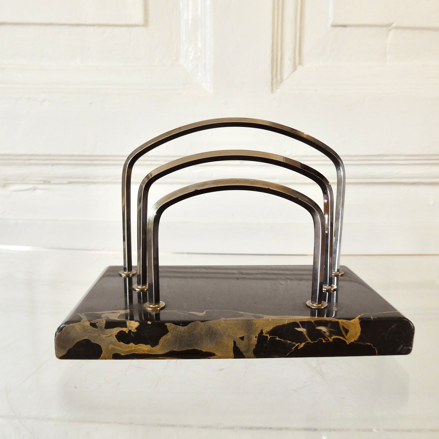 Brief Halter Ständer antik Marmor Brief Halter Ständer antik Marmor