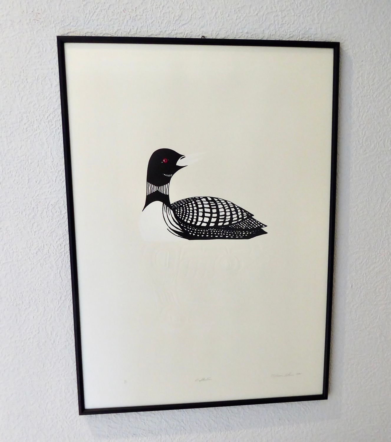 Marvin Oliver ORIGINAL Reflections Serigraphie geprägt signiert gerahmt