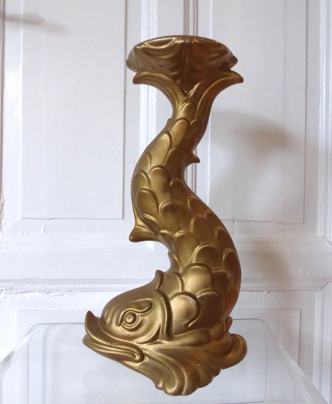 Capodimonte Fisch Skulptur