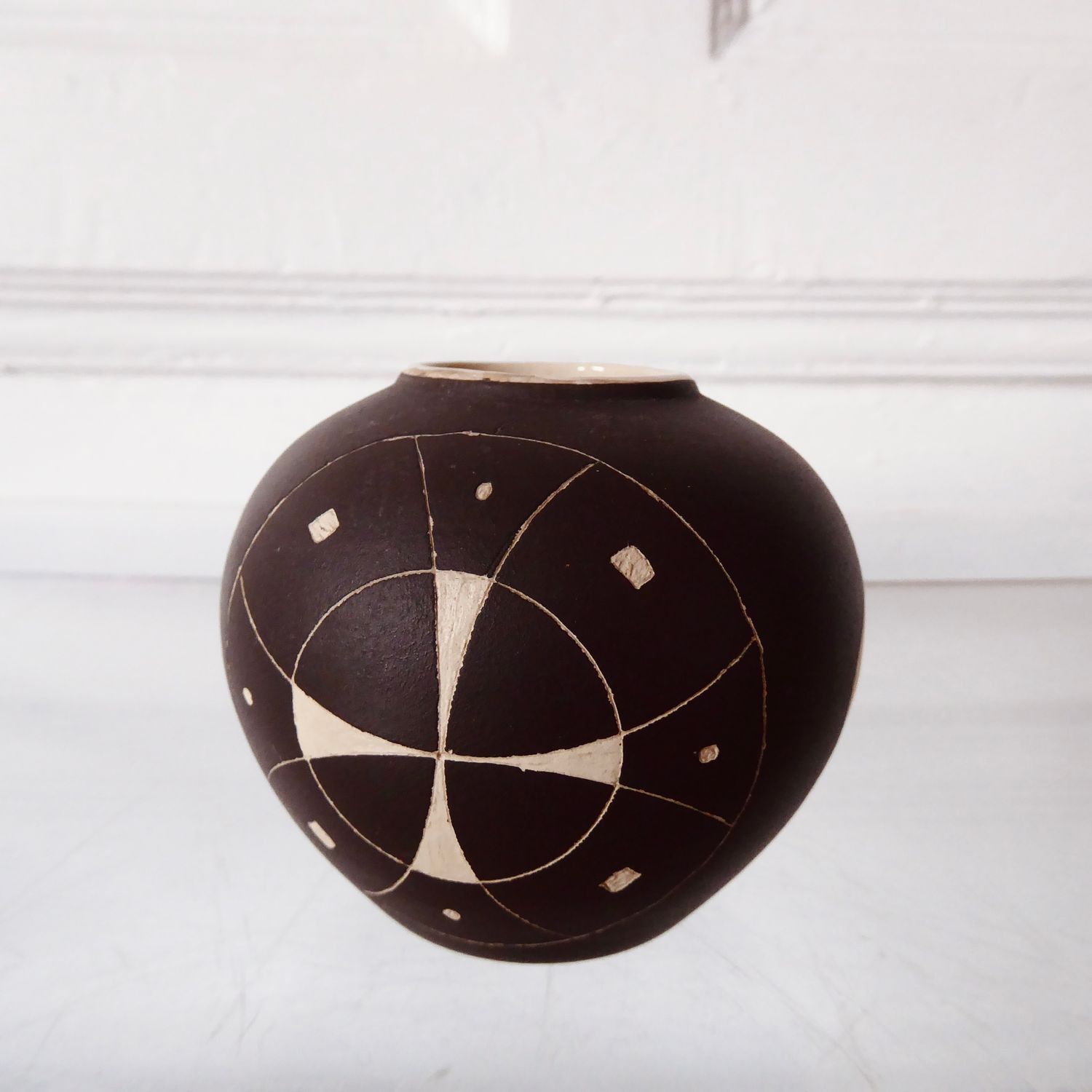 Studio Keramik Vase signiert