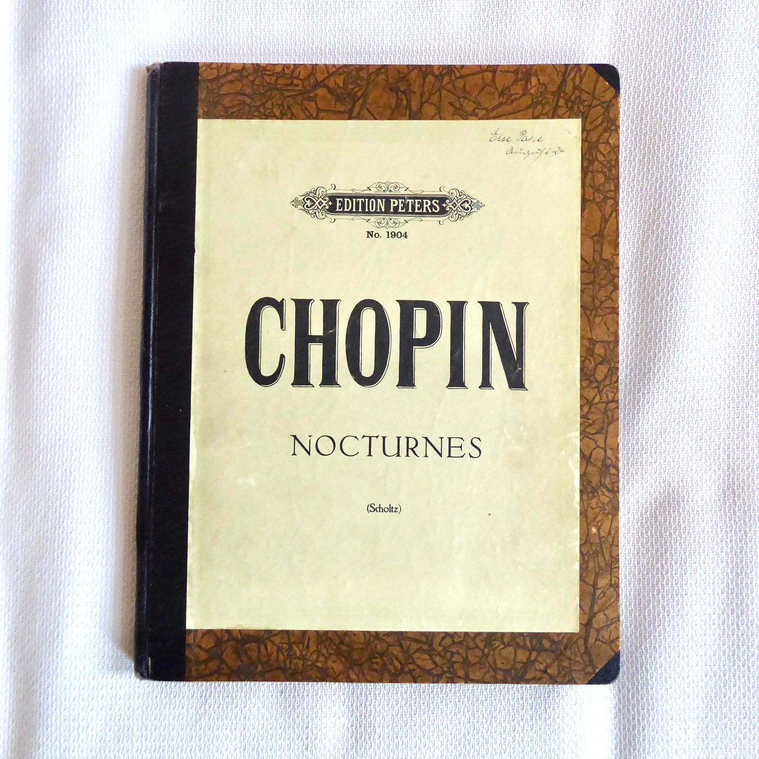 Chopin Nocturnes Noten Buch antik Chopin Nocturnes Noten Buch antik