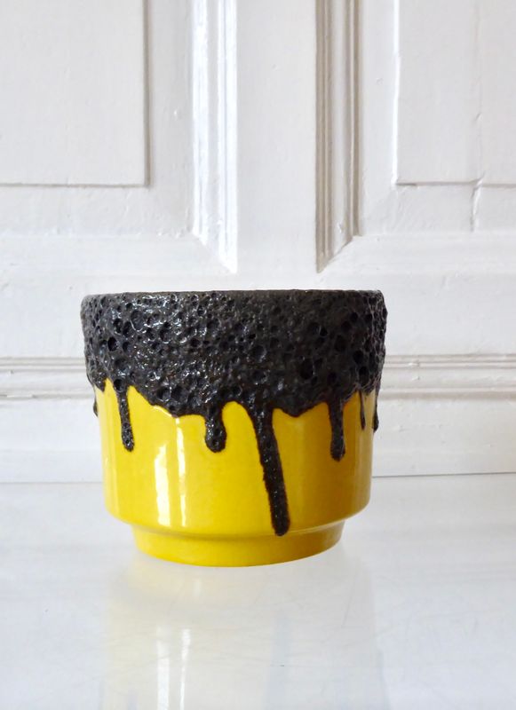 ES Keramik Fat Lava Übertopf Vase