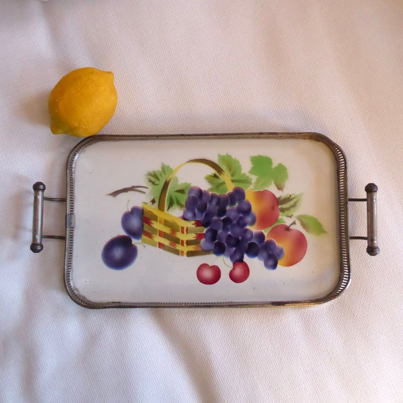 Antikes Servier Tablett