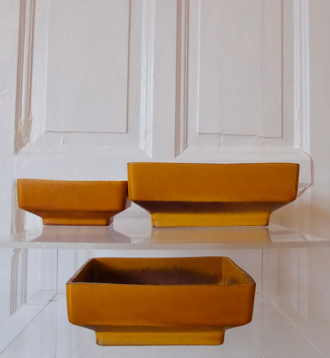 3 große Vetter Keramik Pflanzgefäße