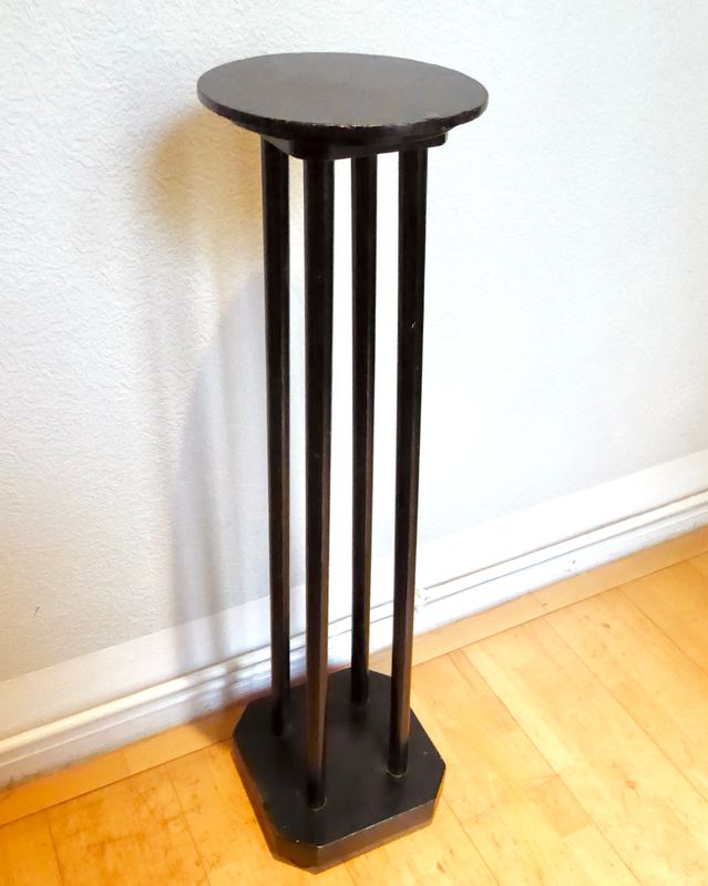 Art Déco Blumen Säule Sockel