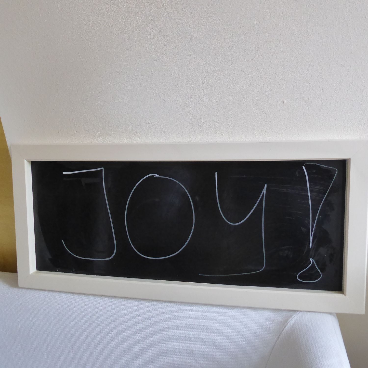 Wand Kreide Tafel gerahmt