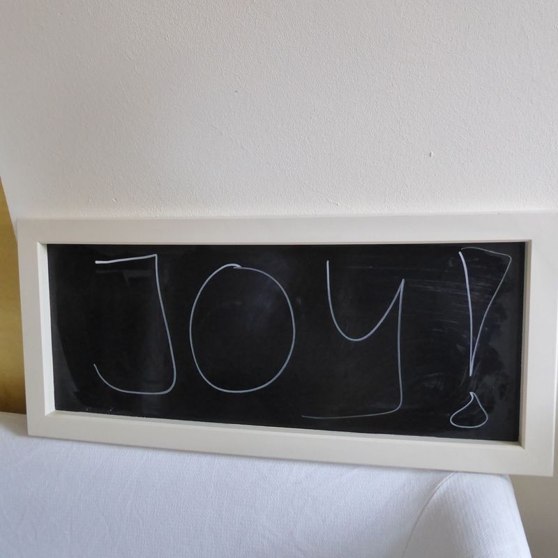 Wand Kreide Tafel gerahmt