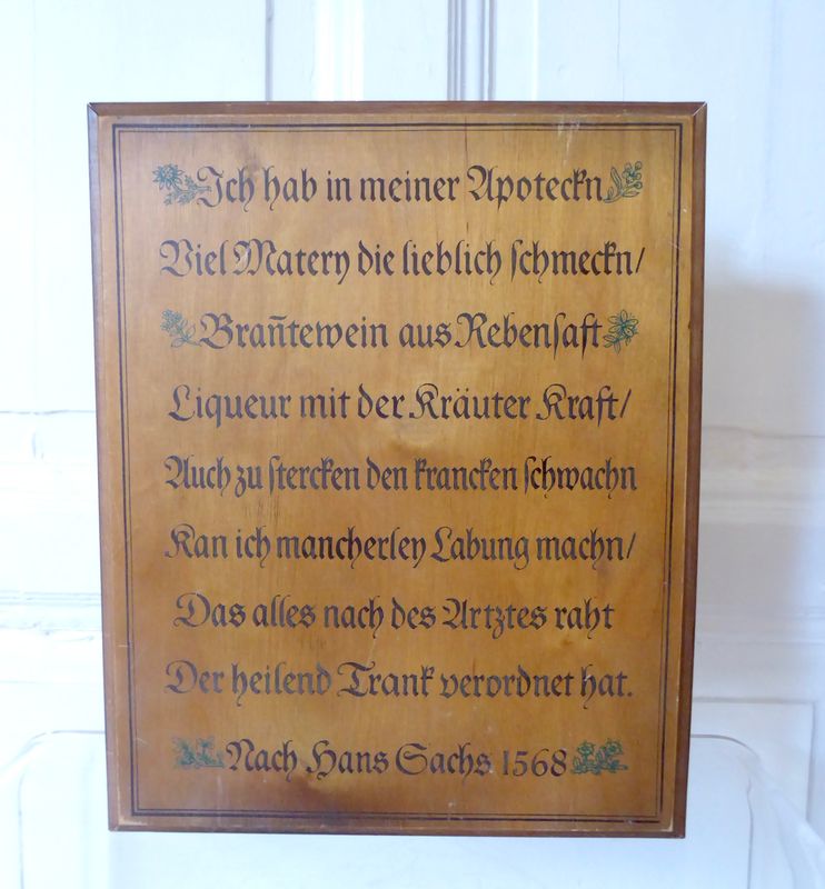 Medizin Wandschrank Hans Sachs