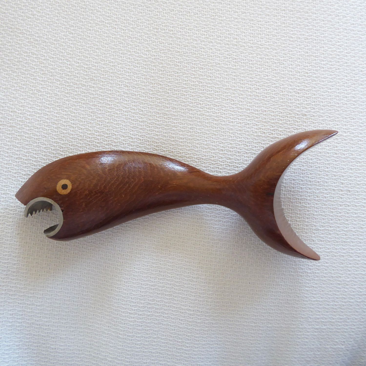 Flaschenöffner Fisch Teak