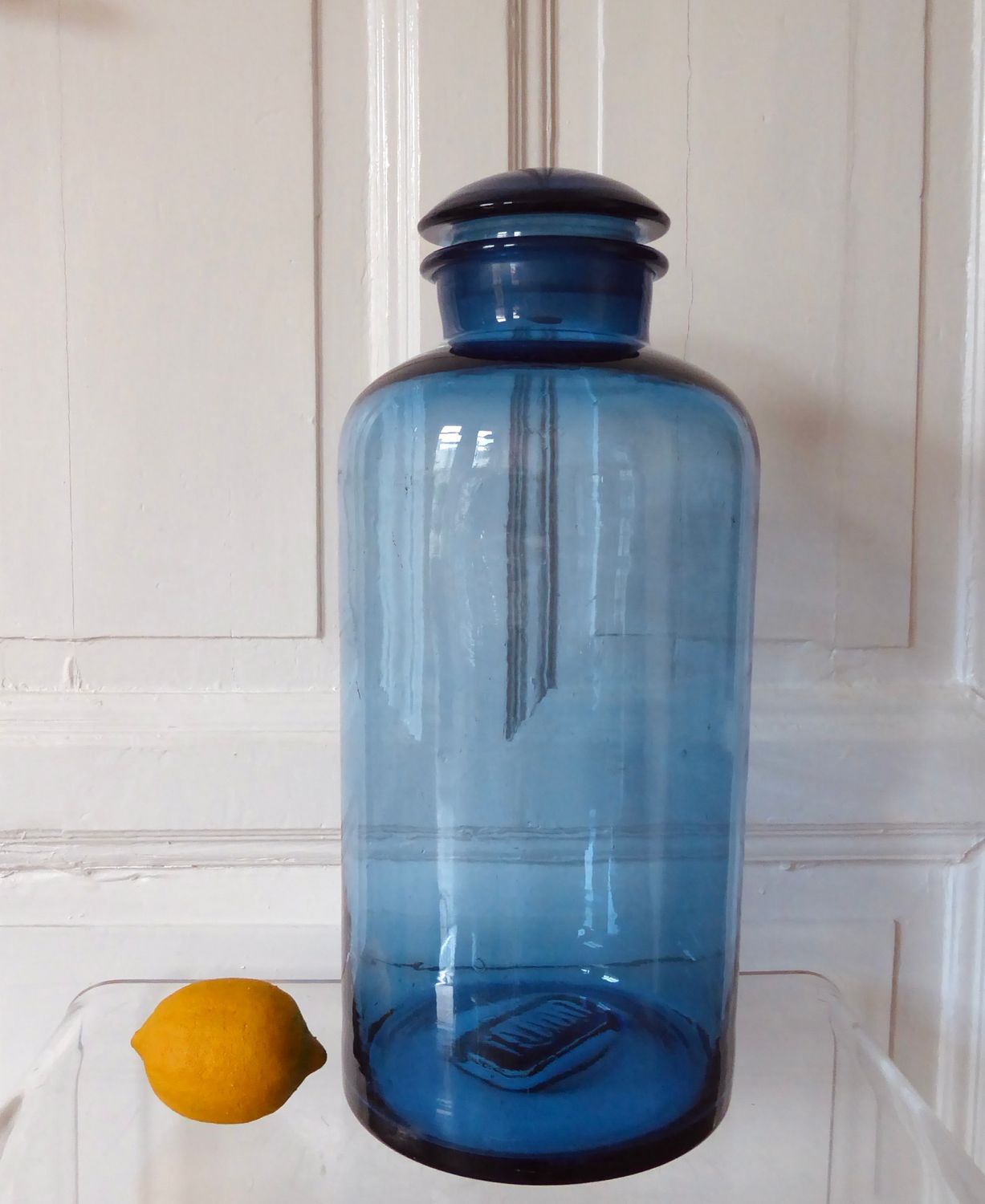 Antikes großes Apotheker Glas