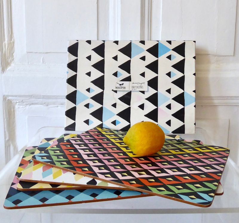 4 Platz Tisch Set Magpie Sarah Campbell