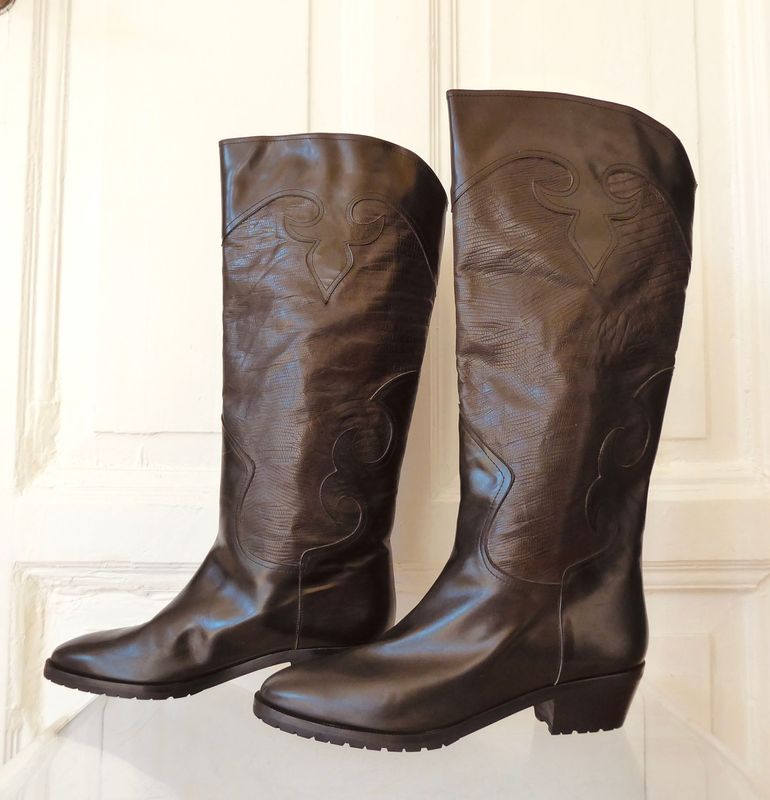 Daniel Guccini Leder Stiefel Gr 41