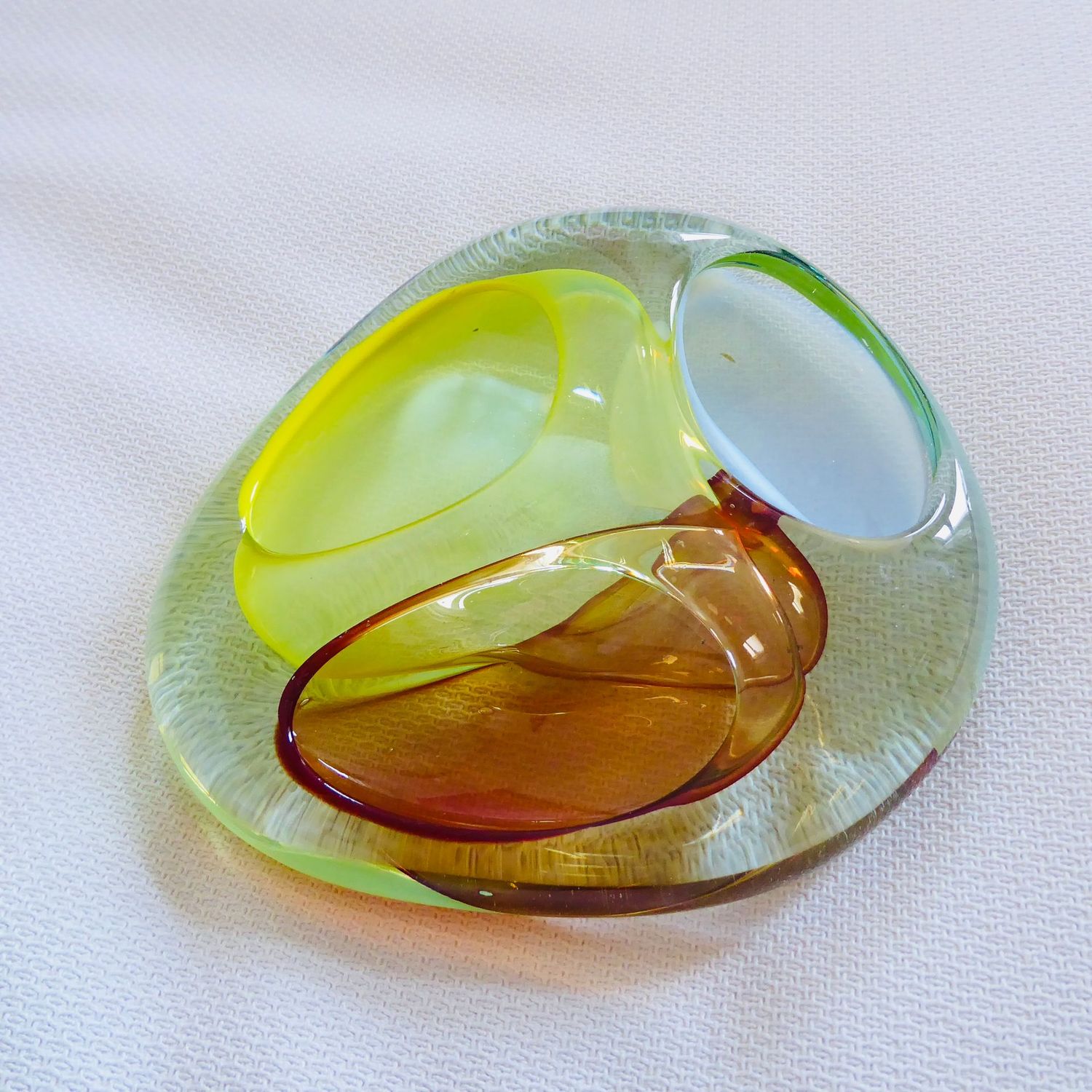 Czech Art Glass Schale Czech Art Glass Schale