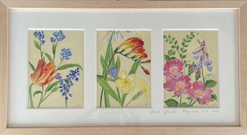 Floral designs 1-3