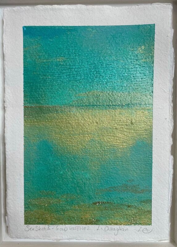 Sea Sketch Green Gold #2
