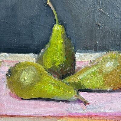 Pears on Pink