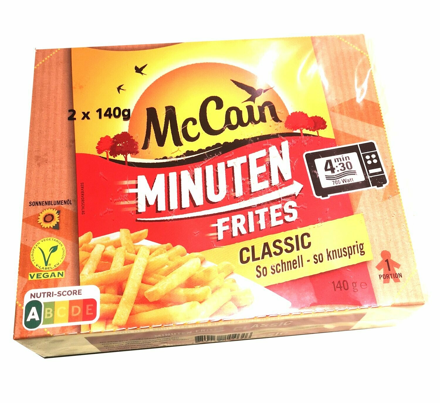 McCain Minuten Frites Für die Mikrowelle knusprig und lecker