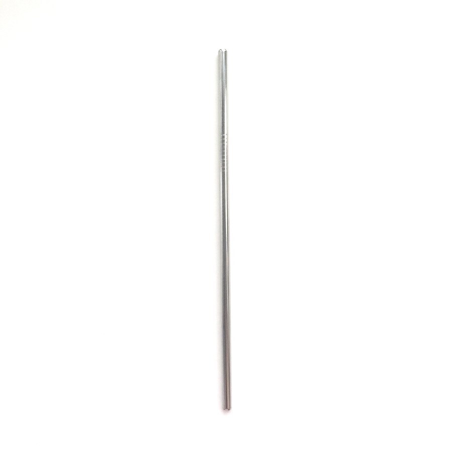 Трубочка многоразовая металлическая прямая