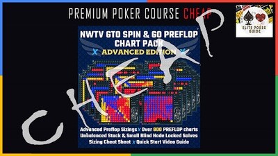 NWTV GTO SPIN &amp; GO PREFLOP CHART PACK