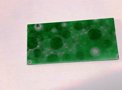 Raffir Platte Komposit-Verbundwerkstoff Farbe grün für alle hier angebotenen Messerbausätze