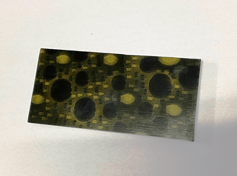 Raffir Platte Komposit-Verbundwerkstoff bronzefarben für alle hier angebotenen Messerbausätze