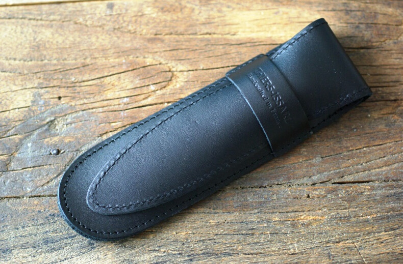 Edles Einsteck-Etui aus Rindsleder, Farbe schwarz für alle Rasiermesser Edles Einsteck-Etui aus Rindsleder, Farbe schwarz für alle Rasiermesser