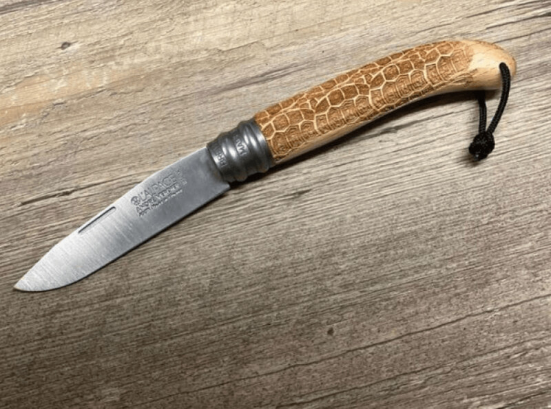 L`Alpage, Griff Buchenholz, Motiv Schildkröte L`Alpage, Griff Buchenholz, Motiv Schildkröte