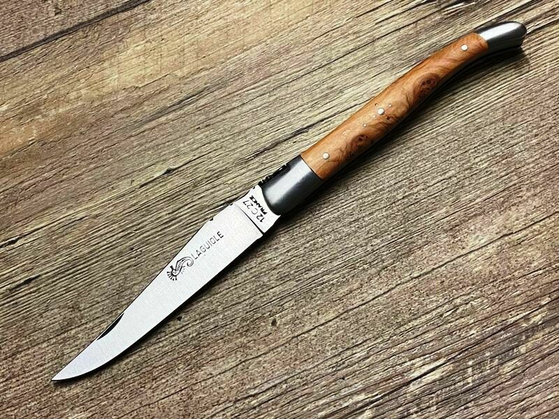Laguiole, Serie Luxe, 12 cm, Wacholder, Schmiede ARTO Laguiole, Serie Luxe, 12 cm, Wacholder, Schmiede ARTO