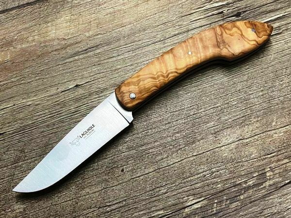 Jagdmesser Laguiole en Aubrac, Modell Capucin, Griff aus Olivenholz Jagdmesser Laguiole en Aubrac, Modell Capucin, Griff aus Olivenholz