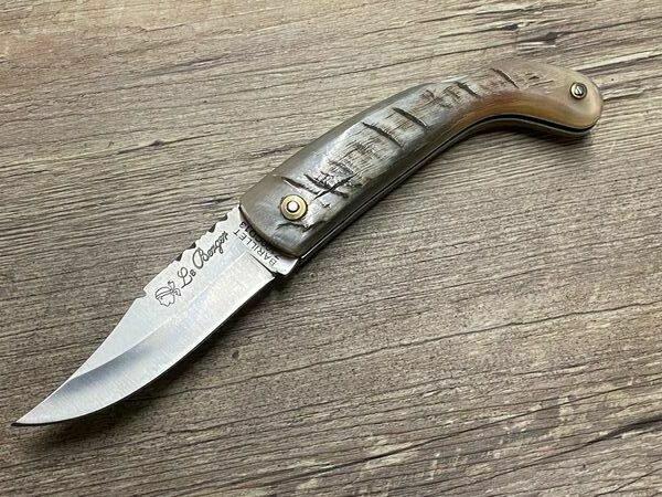U Ricorsu Prestige, korsisches Hirtenmesser, Griff Widderhorn, Coutellerie du Bastion Le Berger
