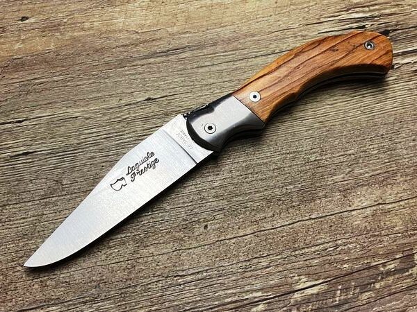 Laguiole Jagdmesser Rouergue, Griff Olivenholz, Coutellerie Au Sabot Laguiole Jagdmesser Rouergue, Griff Olivenholz, Coutellerie Au Sabot