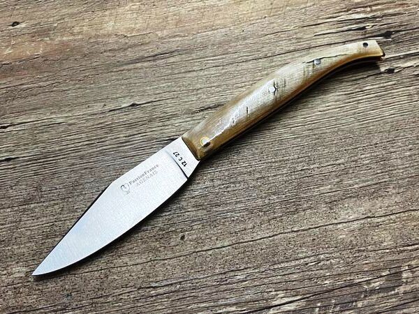 Das Agenais französisches Taschenmesser, Griff Widderhorn hell, Schmiede PassionFrance