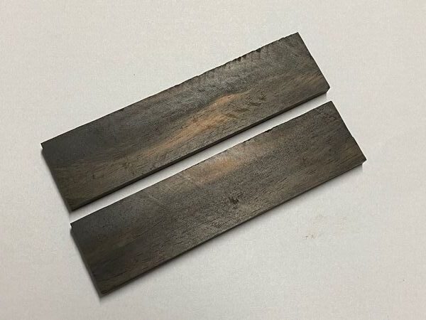 Griffschalen Makassar Ebenholz erste Wahl für alle hier angebotenen Messerbausätze