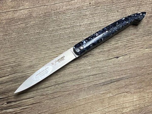 Laguiole en Aubrac, das Capucin petit Taschenmesser 10 cm, Griff Muschelschale Laguiole en Aubrac, das Capucin petit Taschenmesser 10 cm, Griff Muschelschale