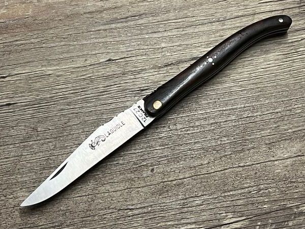 Laguiole Voller Griff, Serie Luxe, 11 cm, Griff Ziricote, Schmiede ARTO Laguiole Voller Griff, Serie Luxe, 11 cm, Griff Ziricote, Schmiede ARTO