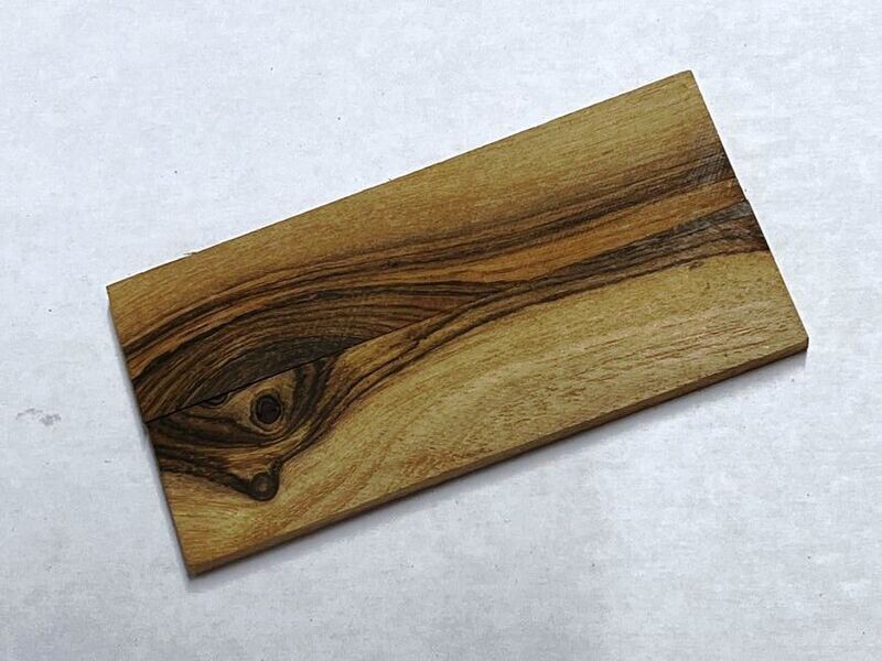 Griffschalen Bocote, einzigartige Maserung, für alle hier angebotenen Messerbausätze, Nr. 3
