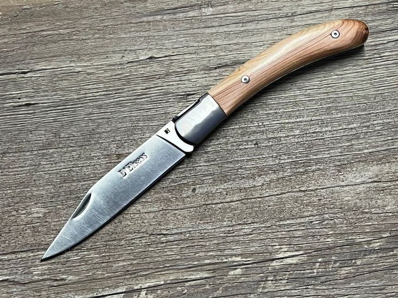 Das Elsass, französisches Taschenmesser, Griff Wacholder, Schmiede Affut Pro Das Elsass, französisches Taschenmesser, Griff Wacholder, Schmiede Affut Pro