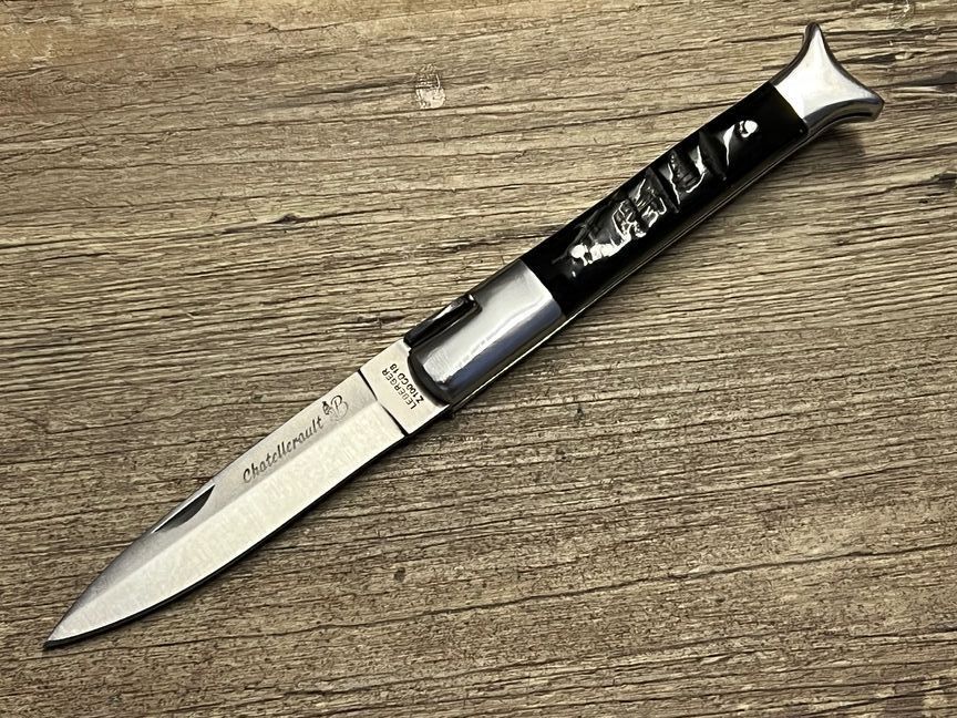 Das Chatellerault Prestige, französisches Taschenmesser, Griff Widderhorn, Schmiede Coutellerie du Bastion, Le Berger, Messer Nr. 2